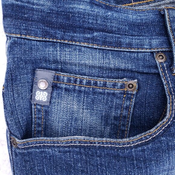 LL Cool J Jean Shorts Denim Cotton Mens SZ 36 Blue Straight VTG Baggy 90s Y2K - Picture 7 of 12